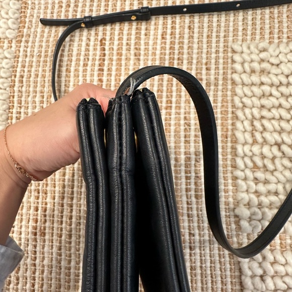 Authentic CELINE Lambskin Small Trio Crossbody Bag in Black - Picture 6 of 13